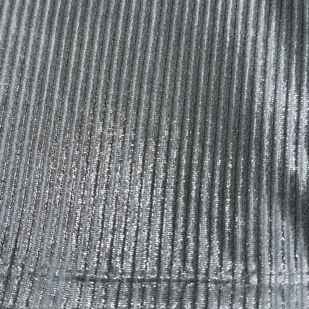 Metallic Silver Tank Top One size Made in Italy - Picture 5 of 12